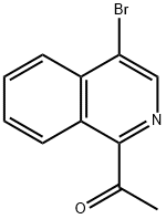 1-(4-溴异喹啉-1-基)乙酮 结构式