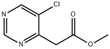 2-(5-氯嘧啶-4-基)乙酸甲酯 结构式