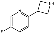 2-(氮杂环丁烷-3-基)-5-氟吡啶二盐酸盐 结构式