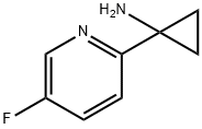 1-(5-fluoropyridin-2-yl)cyclopropanaMine 结构式