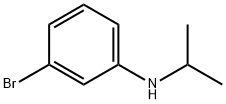 N-异丙基-3-溴苯胺 结构式