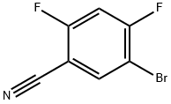 5-溴-2,4-二氟苯腈 结构式