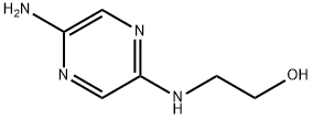 2-((5-2-氨基吡嗪-2-基)氨基)乙醇 结构式