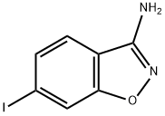 6-碘苯并[D]异噁唑-3-胺 结构式