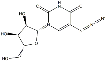 5-AZIDO-URIDINE 结构式