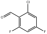 2-氯-4,6-二氟苯甲醛 结构式