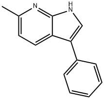 6-Methyl-3-phenyl-7-azaindole 结构式