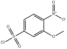 3-Methoxy-4-nitrobenzene-1-sulfonyl chloride 结构式