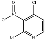 2-溴-4-氯-3-硝基吡啶 结构式