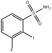 3-fluoro-2-iodobenzenesulfonaMide 结构式