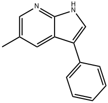 5-Methyl-3-phenyl-7-azaindole 结构式