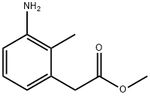 Benzeneacetic acid, 3-aMino-2-Methyl-, Methyl ester 结构式