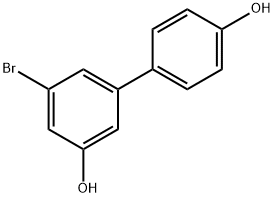 3-BroMo-5-(4-hydroxyphenyl)phenol 结构式