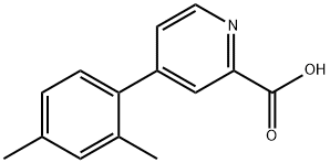 4-(2,4-DiMethylphenyl)picolinic acid 结构式