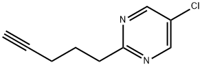 5-氯-2-(戊-4-炔-1-基)嘧啶 结构式