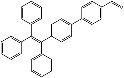 [1-(4-甲醛基联苯基)-1,2,2-三苯基]乙烯 结构式