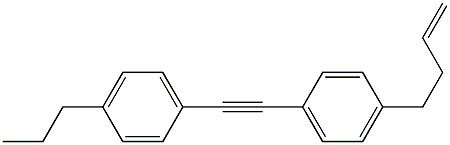1-[2-[4-(3-丁烯-1-基)苯基]乙炔基]-4-丙基苯 结构式