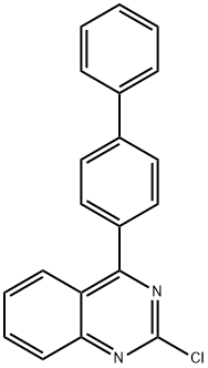 4-[1,1'-联苯]-4-基-2-氯喹唑啉 结构式