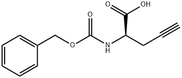 CBZ-R-炔丙基甘氨酸 结构式