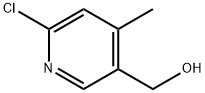 (6-氯-4-甲基吡啶-3-基)甲醇 结构式