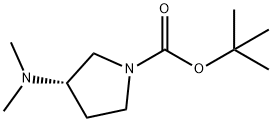 (S)-1-Boc-3-diMethylaMino-pyrrolidine 结构式