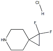 1,1-DIFLUORO-6-AZASPIRO[2.5]OCTANE HYDROCHLORIDE 结构式