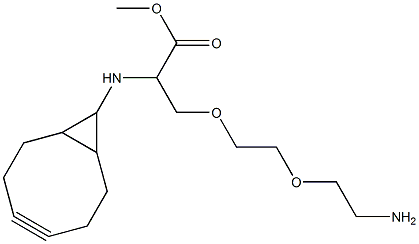 N-(1R,8S,9S)-双环[6.1.0]壬-4-炔-9-基甲氧基羰基-1,8-二氨基-3,6-二氧辛烷 结构式