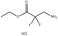 2,2-二氟-3-氨基丙酸乙酯盐酸盐 结构式