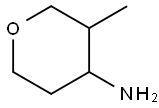 3-甲基四氢-2H-吡喃-4-胺 结构式