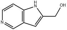 1H-吡咯并[3,2-C]吡啶-2-甲醇 结构式