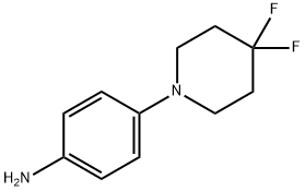 4-(4,4-二氟-1-哌啶基)苯胺 结构式