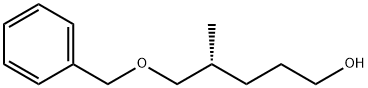 R-5-苄氧基-4-甲基-戊醇 结构式