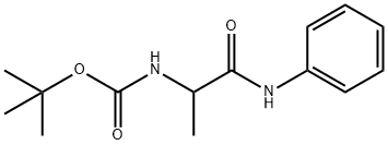 N-Phenyl 2-(BOC-aMino)propanaMide 结构式