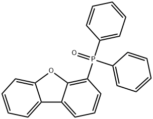 4-(二苯基氧膦基)二苯并呋喃 结构式
