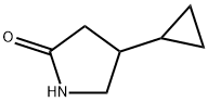 4-环丙基吡咯烷-2-酮 结构式