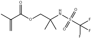 2-methyl-2-(trifluoromethylsulfonamido)propyl methacrylate 结构式