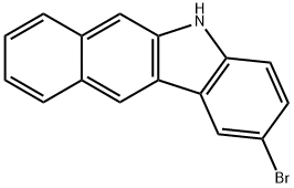 2-溴-5H-苯并咔唑 结构式