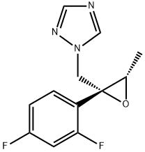1-(((2R,3S)-2-(2,4-二氟苯基)-3-甲基环氧乙基-2-基)甲基)-1H-1,2,4-三唑 结构式