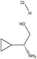 (2R)-2-AMINO-2-CYCLOPROPYLETHAN-1-OL HCL 结构式