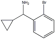 (2-溴苯基)(环丙基)甲胺 结构式