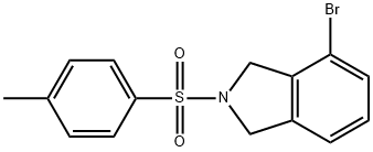 4-溴-2-对甲苯磺酰异吲哚啉 结构式