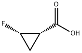 (1S,2S)-2-氟环丙甲酸 结构式