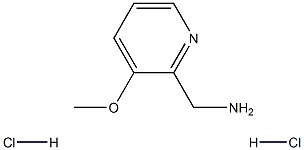 (3-甲氧基吡啶-2-基)甲胺二盐酸盐 结构式