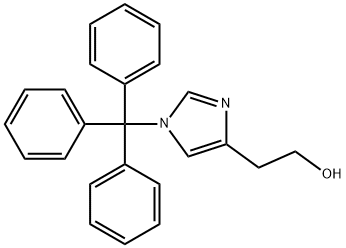 1-三苯基甲基-4-(2-羟基乙基)-1H-咪唑 结构式