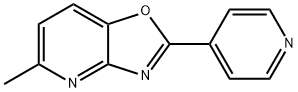 5-甲基-2-(吡啶-4-基)恶唑并[4,5-B]吡啶 结构式