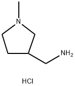 [(1-甲基吡咯烷-3-基)甲基]胺二盐酸盐 结构式