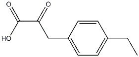 Benzenepropanoic acid, 4-ethyl-.alpha.-oxo- 结构式