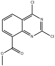 2,4-二氯喹唑啉-8-甲酸甲酯 结构式