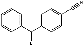 4-(溴(苯基)甲基)苯甲腈 结构式