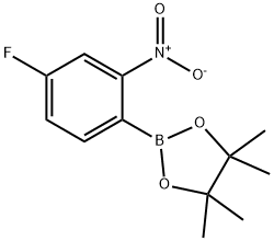 2-(4-Fluoro-2-nitrophenyl)-4,4,5,5-tetramethyl-1,3,2-dioxaborolane